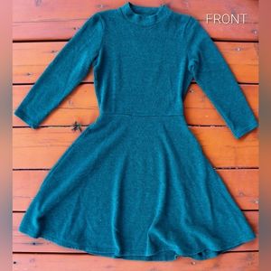 Decree Hunter Green Long Sleeve Knit Dress Size XS
